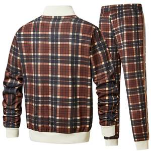 Ensemble de survêtement tendance avec pantalon taille haute pour le sport, la course à pied, vêtements de détente respirants, ensemble décontracté deux pièces avec veste zippée - Product Image 2