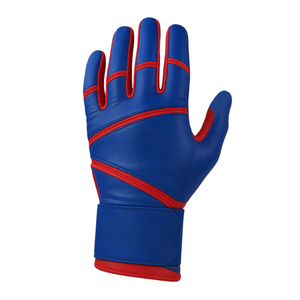 Guantes de bateo de béisbol con agarre antideslizante de cuero genuino de alto rendimiento para la práctica del juego de béisbol - Product Image 1
