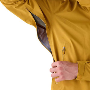Chaqueta de lluvia impermeable amarilla para hombre, abrigo de goma de talla grande, traje de trabajo Long Storm Defender, chaqueta con capucha sellada - Product Image 2