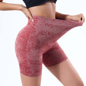 Shorts de yoga à prix avantageux, taille haute, sublimation, pour femmes, pantalons de yoga, fitness, shorts de yoga sans couture - Product Image 5