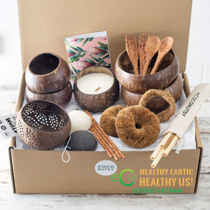 En gros de haute qualité 100% bol en coquille de noix de coco/bol en noix de coco poli/bol en noix de coco par Eco2go Vietnam - Product Image 5