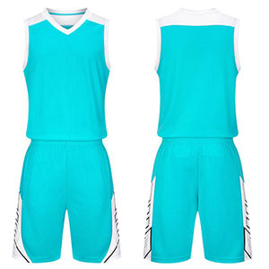 Ensemble de shorts de maillot de basket-ball, tissu respirant à séchage rapide, vente en gros - Product Image 3