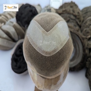 REGENT Premium SFL Toupet pour homme Fabriqué à la main avec des cheveux humains Natural Wave Straight Stock en gros - Product Image 1