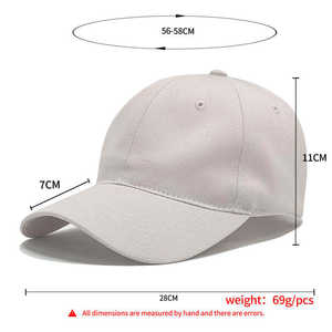 Casquette de sport unisexe décontractée, logo personnalisé, haute qualité, 100% coton, toile, impression par transfert par sublimation en relief, 6 panneaux, camping - Product Image 2