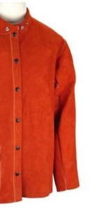 Top vente qualité cuir vestes de soudage résistant à la flamme soudeur tissu de sécurité manches longues en cuir soudage travail veste de sécurité - Product Image 3