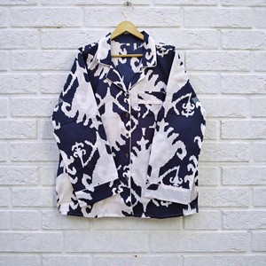 Conjunto de Pijama de Mujer con Rayas, Ligero, Camiseta de Dormir, Pantalones de Pijama, 100% Algodón, Dos Piezas para el Hogar, 2025 - Product Image 2