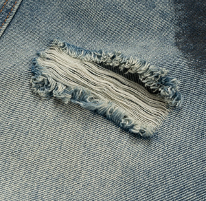 Vaqueros anchos de diseñador especiales con logotipo personalizado pintado para hombre - Product Image 2