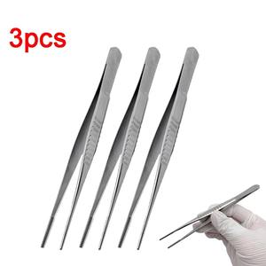 Juego de 3 Pinzas Debakey para Cirugía de Ametrina, Pinzas para Tejidos Atraumáticas, Manuales, de Acero Inoxidable, Instrumentos Quirúrgicos con Certificación CE - Product Image 2