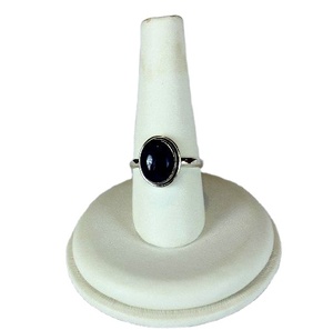 Anillo de piedras preciosas de plata 925 de canal clásico para mujer, lapislázuli para aniversario o fiesta, regalo de joyería personalizado, gran oferta OEM - Product Image 4