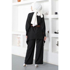Ensemble décontracté Kemer, longueur midi, manches longues, 100% coton - Product Image 5