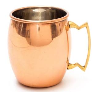Juego de barra de cobre duradero de lujo moderno y elegante con taza de Acabado plateado que mejora su experiencia de bar - Product Image 3