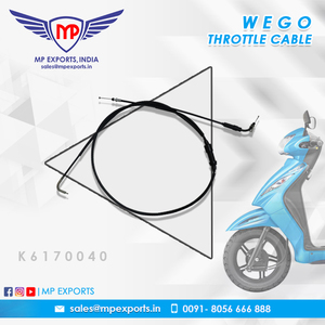 Conjunto de Cable de Acelerador Fabricado en India para TVS WEGO, Tanto para Freno de Disco como para Tambor, en Venta al Precio Más Bajo - Product Image 3