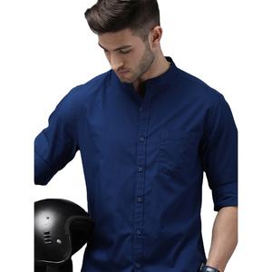 Chemise à manches courtes pour homme, nouvelle collection printemps 2022, boutons, décontracté, couleur unie, tenue d'affaires, bureau - Product Image 1