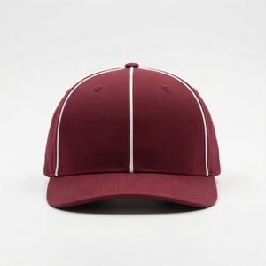 Casquette d'arbitre à 5 panneaux personnalisée avec des rayures de couleur personnalisées, 100% polyester, ajustement flexible, casquette de football, vente en gros, design d'équipe sportive courant - Product Image 1