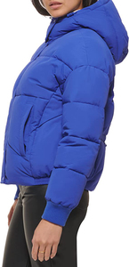 Chaqueta de invierno gruesa personalizada para hombre, abrigo de burbujas de poliéster, chaqueta acolchada para mujer con capucha, chaquetas acolchadas a la moda para mujer - Product Image 6