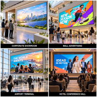 Panneau d'affichage LED intérieur P5 SMD GOB 3840Hz, couleur pleine, service frontal, haute résolution, écran mural LED pour salle d'église