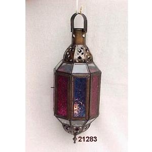 โคมไฟแขวนแก้วโลหะสไตล์โมร็อกโกโบราณโคมไฟทีไลท์สำหรับตกแต่งคริสต์มาสบ้านโคมไฟแขวนหรูหราสำหรับตกแต่งเทศกาลวันหยุด - Product Image 1