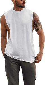 <b>Men</b> sports <b>vest</b> sleeveless <b>gym</b> workout tank top breathable quick dry fitness activewear for running and training - Product Image 2