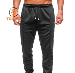 กางเกงวอร์มขาบานเข้ารูปแบบ2025กางเกงวอร์มผ้าคอตตอนสำหรับผู้ชายกางเกงวอร์มขาบานแบบหลวมดีไซน์ตามสั่ง - Product Image 1