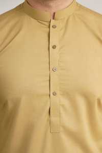 Costume Kameez / Kurta Shalwar décontracté pour homme, taille plus, en coton respirant - Product Image 4