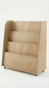 ชั้นวางหนังสือเด็กแบบเคลื่อนที่พร้อมล้อ ชั้นวางของสำหรับเด็กก่อนวัยเรียน ขายส่ง - Product Image 2