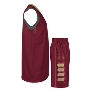 Uniforme de baloncesto barato, conjuntos de uniformes de baloncesto personalizados para hombres, poliéster, retroceso profesional, uniforme transpirable de secado rápido - Product Image 5