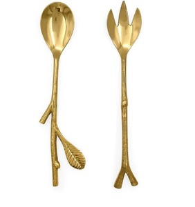 Ensemble de couverts cuillères dorées en acier inoxydable pour hôtels, restaurants et mariages pour les fêtes - Product Image 5