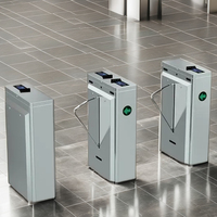 ACS AUTO Electronic Flap Barrier Torniquetes Control de acceso para edificio de oficinas Gimnasio RFID Reconocimiento facial para seguridad