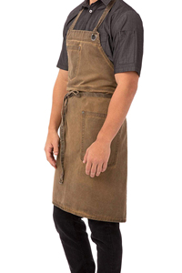 Durable and Stylish Barista Bib Aprons with <b>Pockets</b> Personalized for <b>Coffee</b> Shops and Cafes Custom Logo Cleaning Use Aprons - Product Image 5