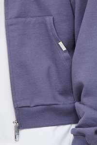 เสื้อฮู้ดผ้าฝ้ายมีฮู้ดเสื้อฮู้ดดีไซน์แบบ100% โลโก้รุ่นสั้น - Product Image 6