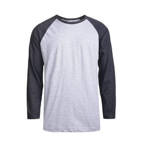 Premium Men's Gym Rash Guard Durable Cómodo Camisetas de algodón de manga larga con protección solar Diseño raglán - Product Image 3