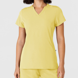 Uniformes hospitalarios con cuello en V, ropa de trabajo flexible, suave y profesional, ropa de protección ligera y duradera - Product Image 3