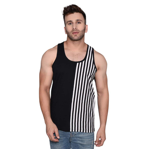 Camiseta sin mangas de secado rápido transpirable de algodón/poliéster con logotipo personalizado al por mayor para hombre, Fitness, correr, gimnasio, entrenamiento, Pakistán - Product Image 4