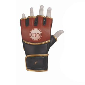 ถุงมือ MMA แบบครึ่งนิ้ว Xtreme Boxing สำหรับผู้ใหญ่ ระดับมืออาชีพ หนัง PU ทนทาน กันลื่น ปิดด้วยแถบตีนตุ๊กแก ระบายอากาศได้ดี พร้อมโลโก้สั่งทำพิเศษ - Product Image 4