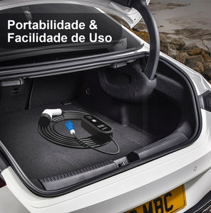 Stasiun pengisi daya mobil listrik TAYSLA AC portabel tipe 2 7KW 32-8A kabel pengisi daya 5m pengiriman dari Sao Paulo Brazil Phantom BYD - Product Image 6