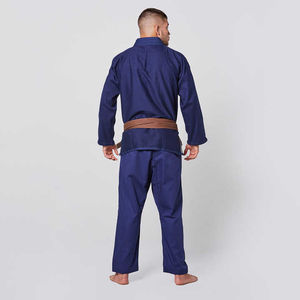 Ensemble d'uniformes de judo et d'arts martiaux unisexe en coton extensible à 100%, design simple, kimono d'entraînement pour les séances d'entraînement régulières - Product Image 6