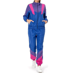 Conjunto de 2 piezas informal de algodón 100% para mujer, pantalón largo y cuello con cremallera, chándales de estilo deportivo para Fitness, conjunto de chándales de invierno - Product Image 4