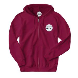 เสื้อมีฮู้ดมีซิปสำหรับผู้ชาย, มีฮู้ดผ้าแคนวาสสำหรับผู้ชาย - Product Image 1