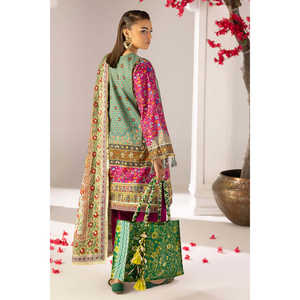 Conjunto de traje de 3 piezas estampado para mujer con dupatta CL-62139 - Product Image 6