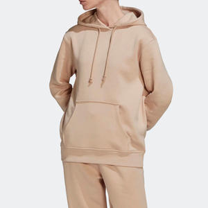 Sudadera con capucha de marca blanca transpirable con servicio OEM para mujer, sudaderas con capucha de color sólido personalizadas para invierno - Product Image 4