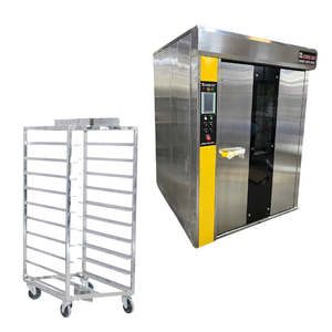 Four à pain à usage durable boulangerie 32 plateaux avec chariot vidéo support technique four rotatif pour boulangerie fours électriques au Vietnam - Product Image 1