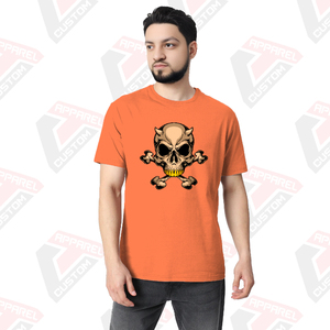 เสื้อยืดผู้ชายเนื้อผ้านุ่มพิเศษ สวมใส่สบาย เหมาะสำหรับฤดูร้อน ผลิตจากวัสดุเป็นมิตรต่อสิ่งแวดล้อม ตกแต่งด้วยผ้าเดนิม ผ้าบาติก ผ้าคอร์ดูรอย ผ้าฝ้าย 100% และแผ่นปะติด - Product Image 1