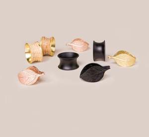 Servilletero dorado de hoja de otoño, venta al por mayor, boda, restaurante, Hotel, Villa, plata, oro, colorido, personalizado, según el cliente - Product Image 3