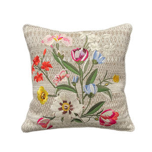 Lot de 4 housses de coussin carrées décoratives en coton, imprimées numériquement par sublimation, pour literie et canapé - Product Image 1