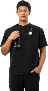 Vêtements de soins de santé pour hommes personnalisés, élégants et confortables, uniformes quotidiens, tissu tricoté léger avec un look personnalisé - Product Image 5