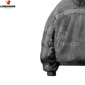 เสื้อฮู้ดผ้า100% สำหรับผู้ชายผ้าคอตตอนซักได้สำหรับฤดูหนาวมาใหม่ - Product Image 4