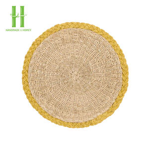 Top Selling High Quality Handwoven Natural <b>Seagrass</b> <b>Placemats</b> For Home Decor, Wedding Decorations OEM Made In Vietnam - Product Image 1
