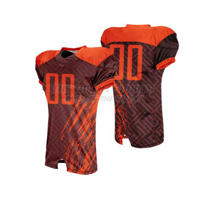 Uniforme de football américain confortable et respirant, grande taille, pour entraînement quotidien des adultes, tissu extensible flexible 100% polyester - Product Image 4