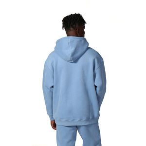 Sudadera con Capucha Extra Grande para Hombre, Personalizada, 100% Algodón, Invierno, Bordada, de Alta Calidad, Estilo Urbano, Tinte Liso, Ecológica, Gruesa - Product Image 5