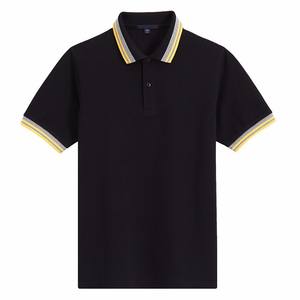 Haute qualité hommes doux confortable couleur unie sport pour Polo T-Shirts Logo personnalisé nouveauté tissu tricoté pour Polo - Product Image 1